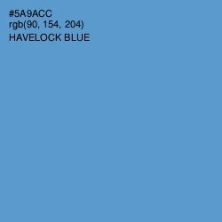 #5A9ACC - Havelock Blue Color Image
